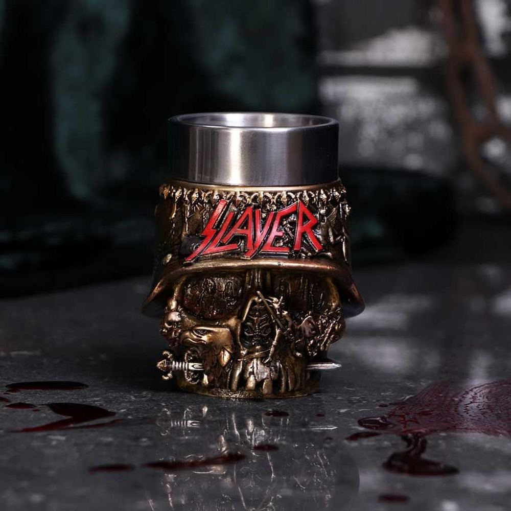 Nemesis Now Slayer - Skull Shot glass - Bronze coloured